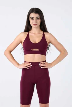 REV ACTIV Cycling Shorts - Burgundy