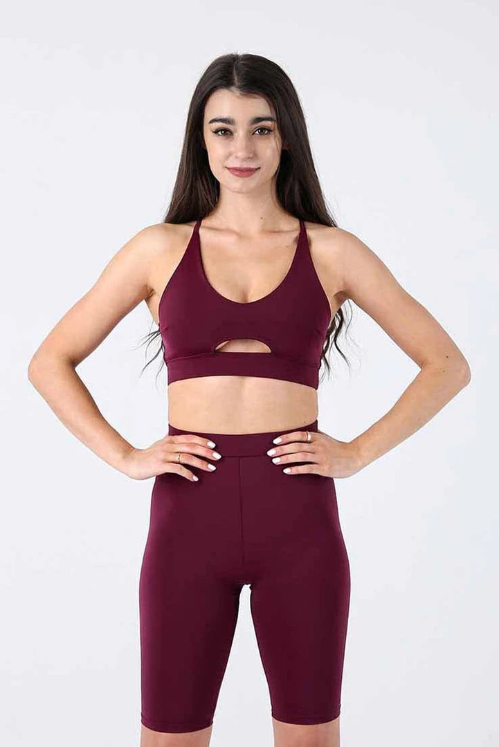 REV ACTIV Cycling Shorts - Burgundy