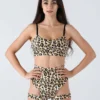 All Pole Wear REV ACTIV Eclipse Top - Leopard Velvet