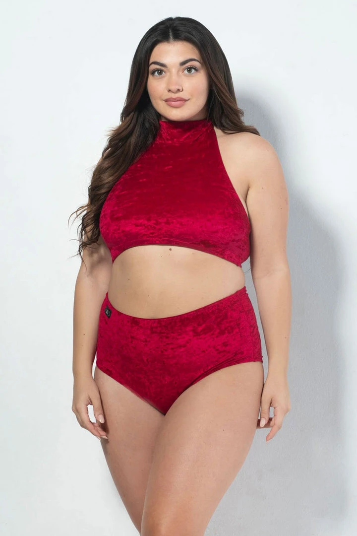 RAD Eve Top - Velvet Red All Pole Wear