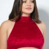RAD Eve Top - Velvet Red All Pole Wear