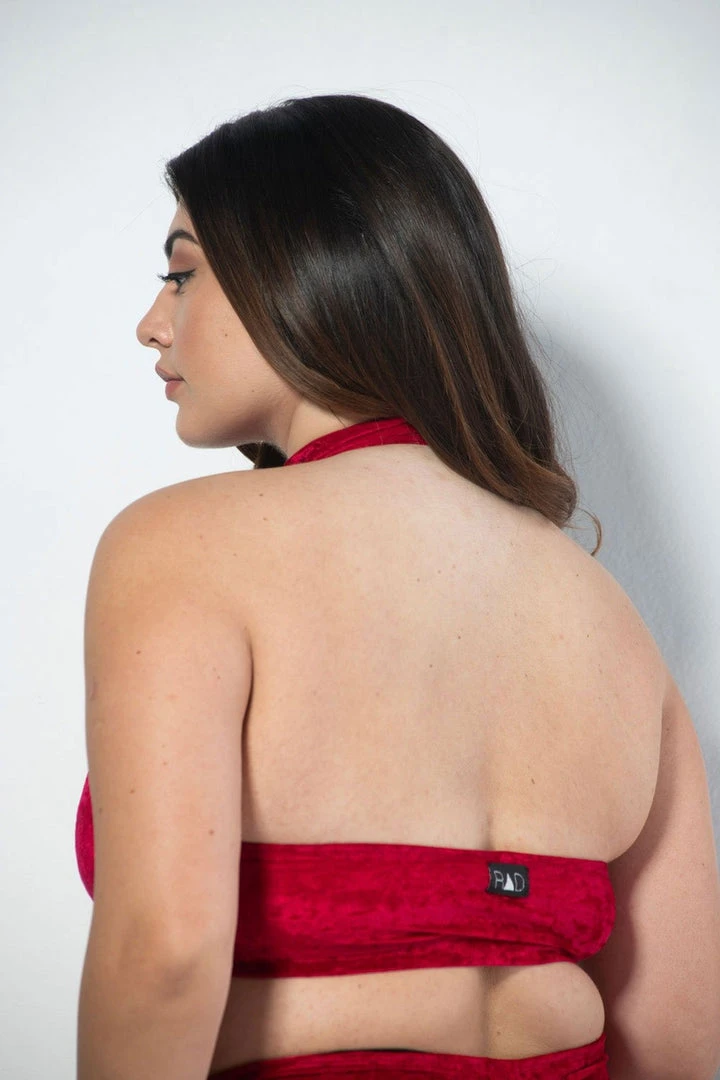 RAD Eve Top - Velvet Red All Pole Wear