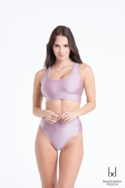 Bandurska Donatella Top - Lilac Mink
