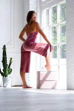 Back In Stock Exo Wear Jumpsuit - RosΓ© Velvet