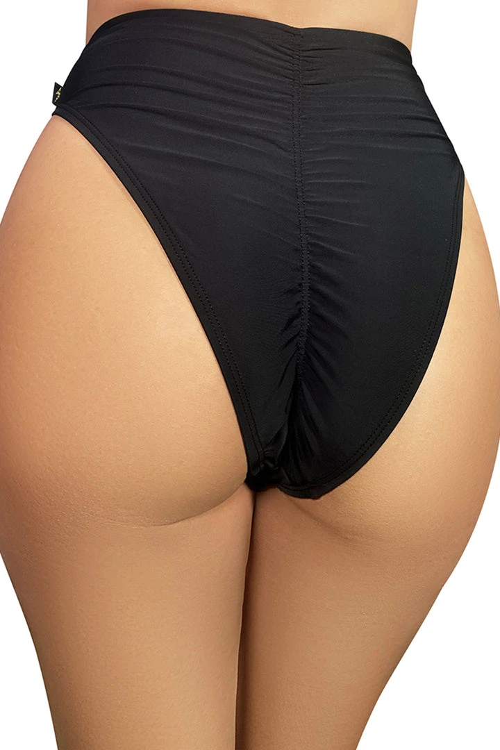 Cleo The Hurricane High Rider Hot Pants - Black