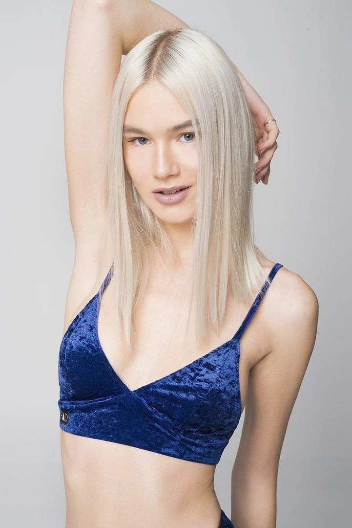 RAD Monica Top - Velvet Navy All Pole Wear