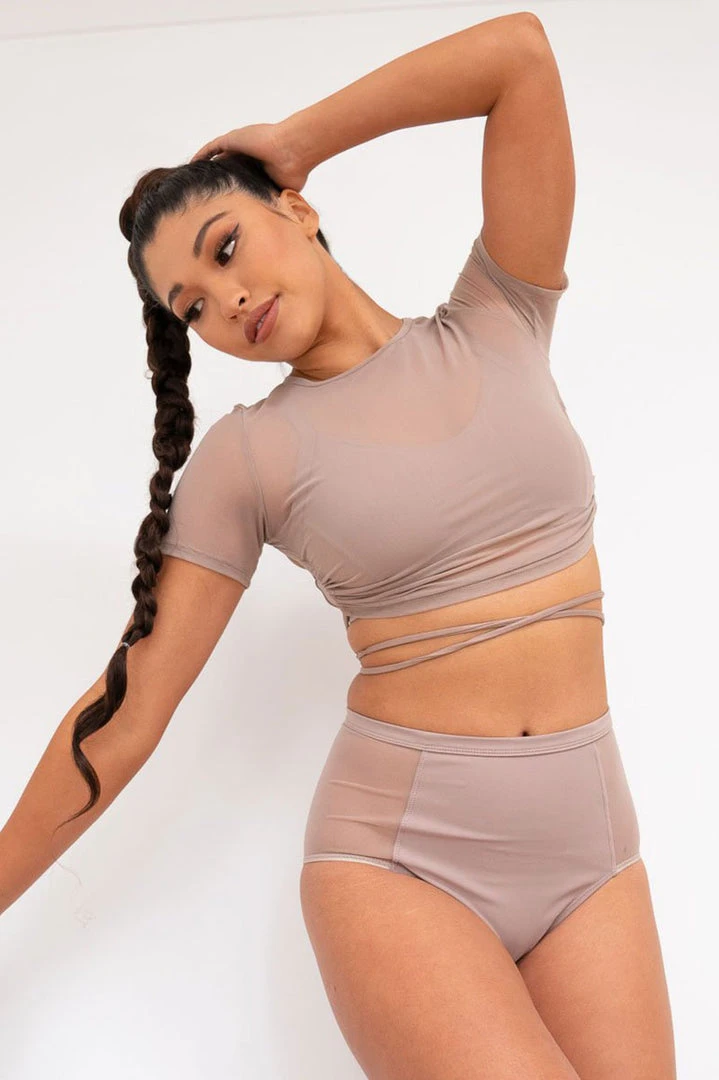 All Pole Wear Lunalae Ember Top - Recycled Mocha
