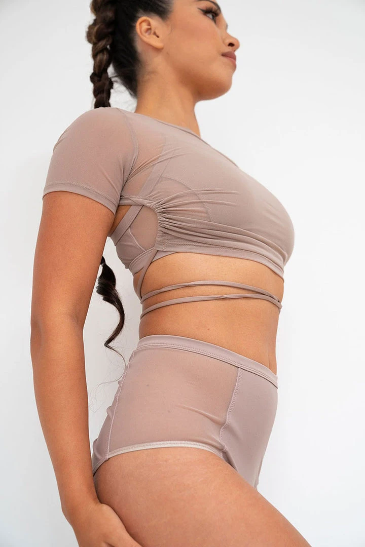 All Pole Wear Lunalae Ember Top - Recycled Mocha
