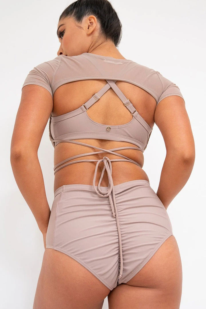All Pole Wear Lunalae Ember Top - Recycled Mocha