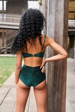 Lunalae Lana Top - Emerald Velvet All Pole Wear