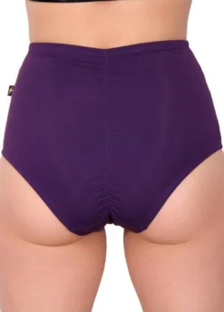 Cleo The Hurricane Essential High Waisted Shorts - Purple Smoke All Pole Wear