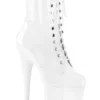 Pleaser USA Flamingo-1020 8inch Pleaser Boots - Patent White