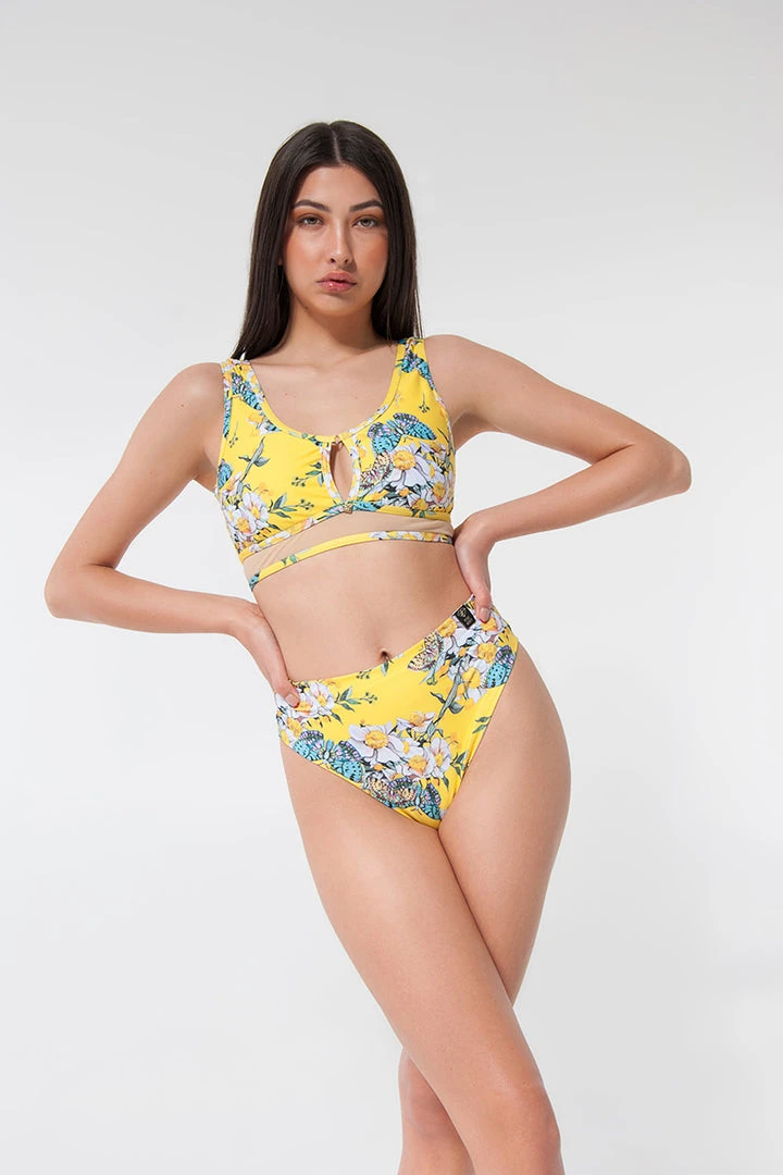 Pole Addict Mona High Leg Bottoms - Floria All Pole Wear