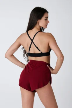 REV ACTIV Flow Shorts - Wine All Pole Wear