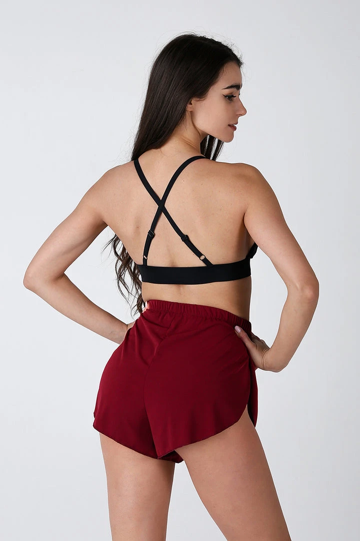 REV ACTIV Flow Shorts - Wine All Pole Wear