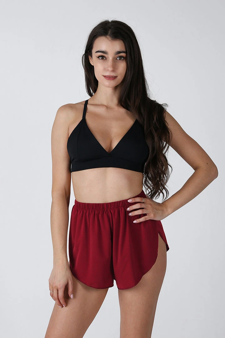 REV ACTIV Flow Shorts - Wine All Pole Wear