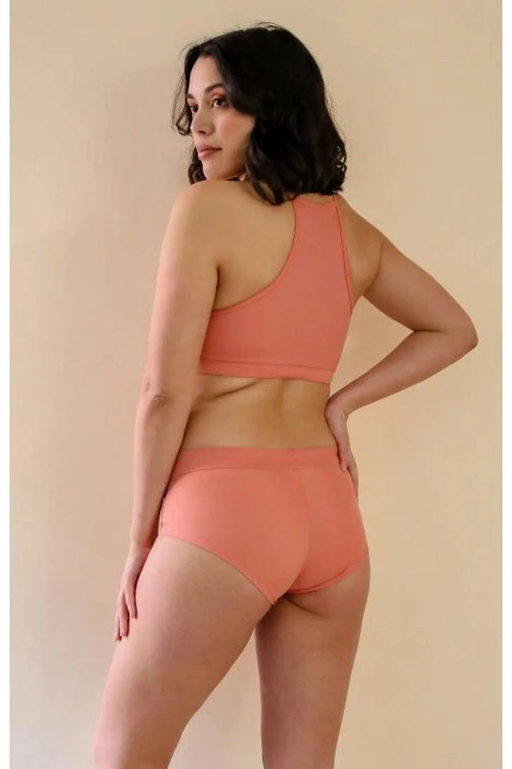 Mademoiselle Spin Gaby Top - Terracotta Pink All Pole Wear