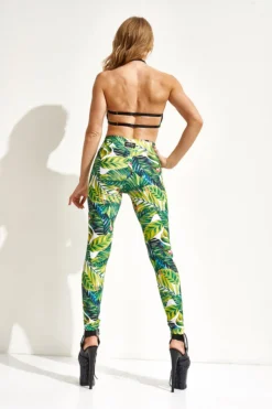All Pole Wear Shark Polewear Classic Leggings - Green Fern