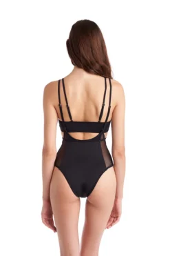 Hamade Activewear Strappy O-Ring Sling Bottoms - Black