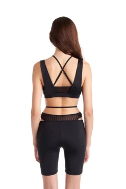 Hamade Activewear O-Ring Cycling Shorts - Black