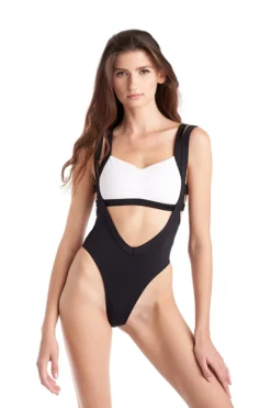 Hamade Activewear High Cut Sling Bottoms - Black All Pole Wear