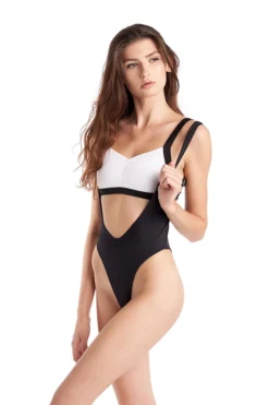 Hamade Activewear High Cut Sling Bottoms - Black All Pole Wear