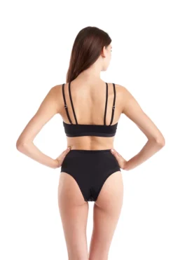 Hamade Activewear O-Ring Top - Black