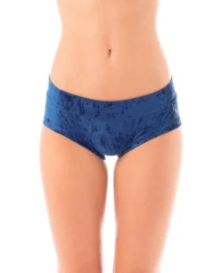 Dragonfly Hot Pants - Velvet Blue All Pole Wear