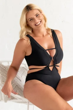 Bodysuits Tatiana Activewear Hunter Bodysuit - Black