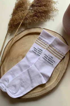 Accessories REV ACTIV I Like Pole Dancing Socks - White