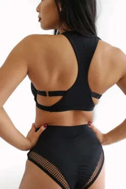 Tatiana Activewear Isla Top - Black Most Loved