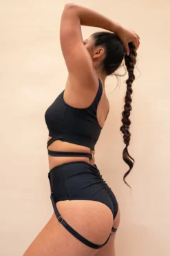 Lunalae Kehlani Top - Recycled Black Tops