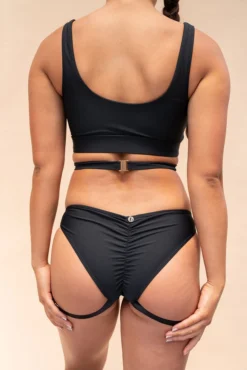 All Pole Wear Lunalae Kehlani Low Waist Bottoms - Recycled Black