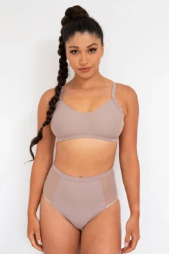 Lunalae Gigi Top - Recycled Mocha All Pole Wear