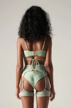 Flole Oriana Shorts And Garter Belt - Mint New In