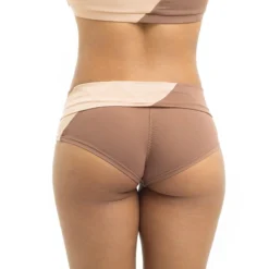 All Pole Wear Poledancerka Movement High-Low Shorts - Powder 00/Nude 02