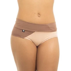 All Pole Wear Poledancerka Movement High-Low Shorts - Powder 00/Nude 02