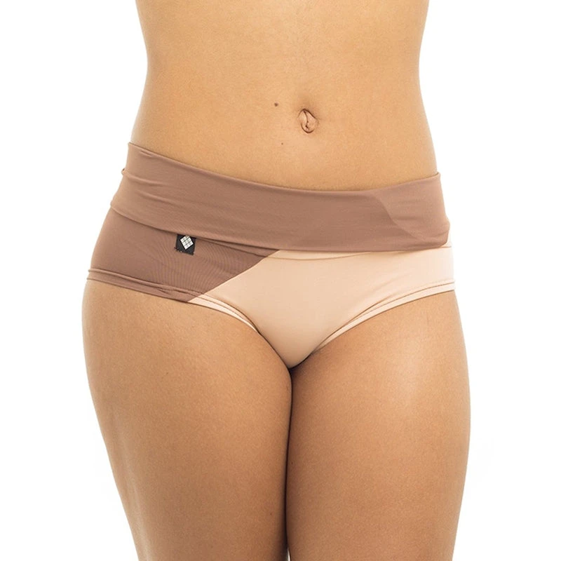 All Pole Wear Poledancerka Movement High-Low Shorts - Powder 00/Nude 02