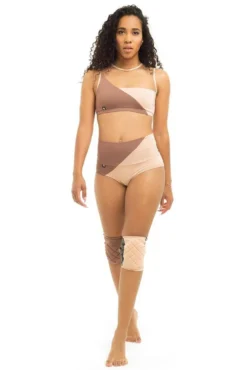 All Pole Wear Poledancerka Movement Top - Powder 00/Nude 02