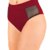 Dragonfly Molly Shorts - Burgundy Mesh