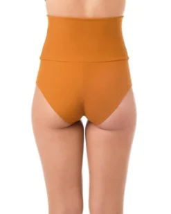 All Pole Wear Dragonfly Betty High-Waisted Shorts - Mustard