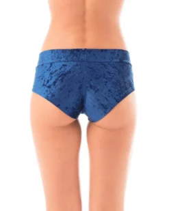 Dragonfly Hot Pants - Velvet Blue All Pole Wear
