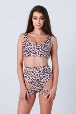 All Pole Wear REV ACTIV Bomb Garter Shorts - Panther