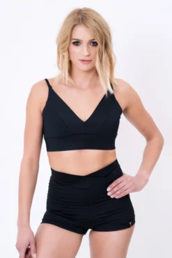 Pole Addict Kopia Basic High Waisted Shorts - Black