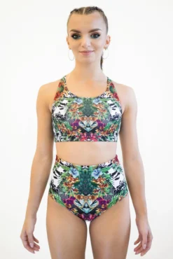 All Pole Wear Pole Addict High Waisted Shorts - Jungle