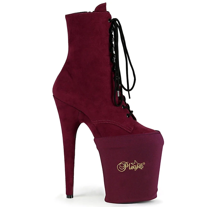Pleaser USA Shoe Protectors - Burgundy Lycra Shoes