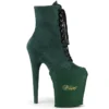 Shoes Pleaser USA Shoe Protectors - Emerald Green Lycra