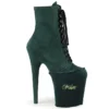 Shoes Pleaser USA Shoe Protectors - Emerald Green Velvet