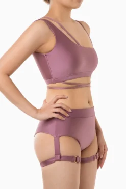 Flole Cradle Garter Bottoms - Midnight Purple