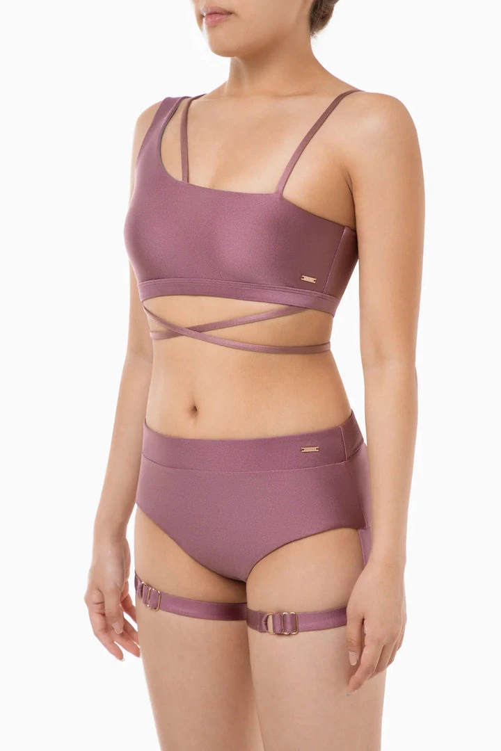Flole Cradle Garter Bottoms - Midnight Purple
